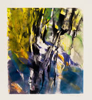 Monotype titled - In the Woods 1